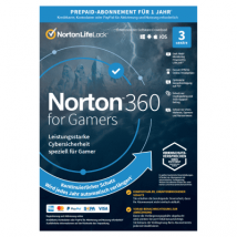 Norton 360 for Gamers 50 GB Cloud 3 Dispositivos / 1 Ano
