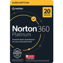 Norton 360 Platinum 20 Dispositivos / 1 Ano