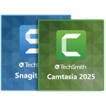 TechSmith Camtasia 2025 + Snagit 2025 Bundle Renewal Corporate Renovação 1 Ano 1-4 Utilizador(es)