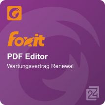 Foxit PDF Editor Wartungsvertrag Renewal 1 Ano 1 - 9 Utilizador(es)