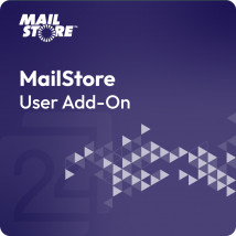 MailStore User Add-On 10 - 24 utilizadores < 14 Monate