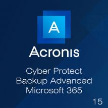 Acronis Cyber Backup Advanced Microsoft 365 5 Dispositivos 1 Ano Nova Compra