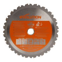 Evolution R185TCT-20MS Multi Material TCT Saw Blade 185 × 20mm × 20T R185TCT-20MS