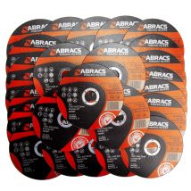 Abracs PFET12510FI Proflex Flat Extra Thin INOX Cutting Disc 125 x 1 x 22mm (Pack of 25) PFET12510FI-25