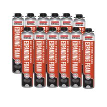 Soudal 128450 B2 Gun Grade Fire Expanding Foam 750ml (Pack of 12 ) 128450-12