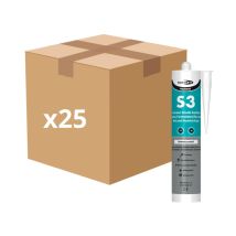 Bond-it Bond It S3 Premium Sanitary Silicone 285ml (Translucent) - 25 Pack BDS3T-25
