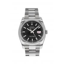 Montre ROLEX DateJust Red roulette 36 mm Mouvement Automatique Certifié (COSC) 116200