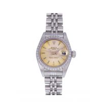 Montre ROLEX Date Lady 26 mm Mouvement Automatique Certifié (COSC) 69240