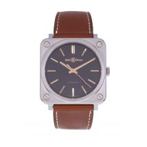 Montre BELL & ROSS BRS92-S Golden Heritage 39 mm x 39 mm Automatique BRS92S