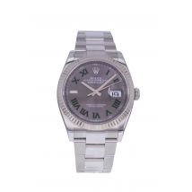 Montre ROLEX DateJust Wimbledon 36 mm Mouvement Automatique Certifié (COSC) 126234