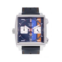 Montre TAG HEUER Monaco Gulf Calibre 11 39 mm x39 mm Automatique CAW211R.FC6401