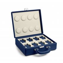 SCATOLA DEL TEMPO VALIGETTA 8 COMPACT HANDLE BLUE/OFF-WHITE