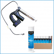 Pack Pompe à graisse électrique 18V RENSON + 24 cartouches de graisse MULTIX à pousser