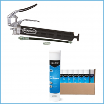 Pack pompe à graisse pro RENSON + 24 cartouches de graisse CONDAT MULTIX à pousser