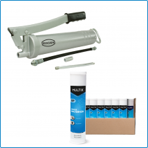 Pack Pompe à graisse standard RENSON + 24 cartouches de graisse MULTIX à pousser