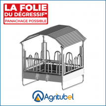 Râtelier carré 12 places arceaux 2x2