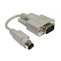 PS/2 (M) to Serial (M) Mouse Leaded Adapter