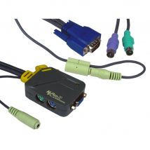 2 Port Micro KVM with Audio - SVGA & PS/2