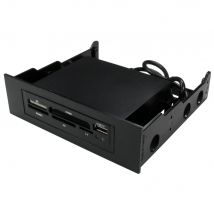 Black 3.5/5.25 Drive Bay Card Reader/Writer