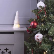 Christmas Light Up Gonk Nordic Style Xmas Decoration with LED Face - Lucas 190x80x80mm