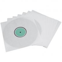 Hama LP/12" White Paper Inner Vinyl Record Sleeves Transparent Window 10 pack