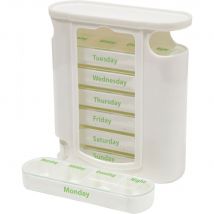 7 Day Weekly Pill Dispenser Box Organiser Morning Midday Evening Night