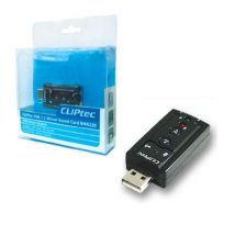 CLiPtec® U-Sound 7.1 USB 2.0 Audio Adapter