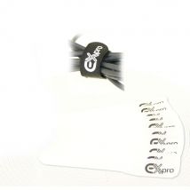 Ex-Pro® Reusable Velcro Hook & Loop Self-Gripping Cable Ties 150mm x 20mm - 10 Pack White [Bulk Pack] [Bulk Pack]