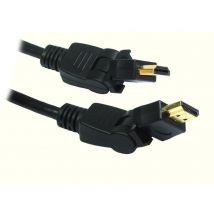 Ex-Pro High Speed [ANGLE/ROTATING/BENDING] - 5m Gold HDMI Cable V1.4