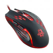 2400dpi High Precision illuminated LED Gaming Mouse - Red