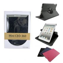 CLiPtec® ZTOSS Mini CEO-360 - Rotational Folio Case/stand for iPad Mini, integrated magnetic wake up - Blue