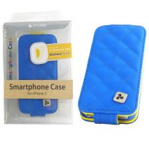 CLiPtec® ZTOSS i5-Element 250 Magnetic Flip Top Protection Case for iPhone 5 - Blue