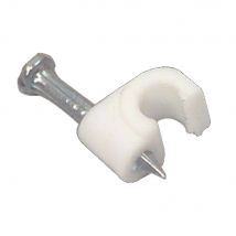 Valueline Cable Clips 6 mm White