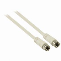 Nedis Satellite & Antenna Cable | F Male - F Male | 3.0 m | White