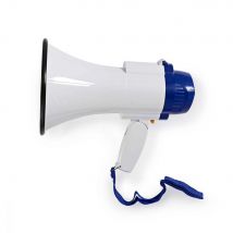 Compact megaphone (10W) with built-in siren and adjustable volume