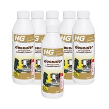 HG Descaler for Espresso and Pod-Coffee Machines 500ml, 6 Pack