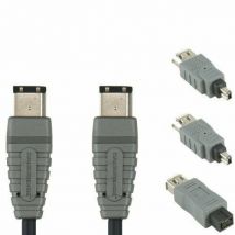 Bandridge FireWire® Cable Connection Kit 2.0m [4-6],[6-6],[6-9],[9-4] Pin Included