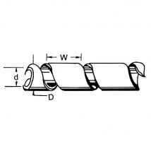 Fixapart Cable Tubes 60 mm 10.0 m Transparent