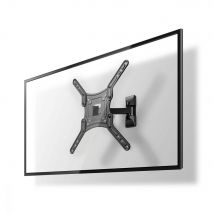Full Motion TV LCD Screen Bracket Mount 23" to 55" 30kg 1 Arm Pivot - Black