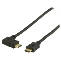 Valueline High Speed HDMI Cable with Ethernet HDMI Connector - HDMI Connector Angled Left 10.0 m Black