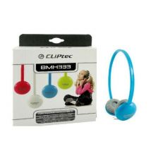 CLiPtec Kids Bright Stereo Multimedia Headphones with inline Mic for Gaming, Chat, Music and more - Blue