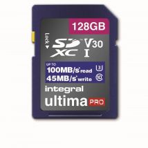 Integral High Speed SDHC/XC V30 UHS-I U3 128 GB SD memory card