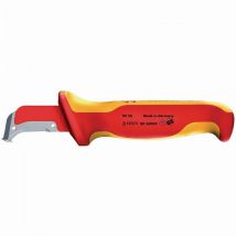 KNIPEX Stripping Knives with guide shoe 1000V-insulated (180 mm) 98 55