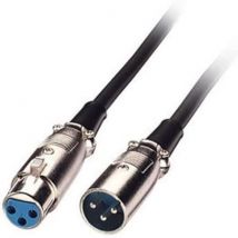 LINDY 3m XLR to XLR Cable - Male to Female. Black