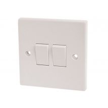 Dencon 4403NB 2-Gang 2-Way Light Switch 10A