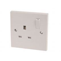 Dencon 4406NB 1-Gang 13A Switched Socket