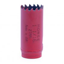 Morse MHS17 27mm Bi-Metal Hole Saw