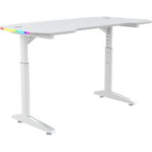 PIRANHA Base 120 RGB Gaming Desk - White