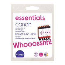 ESSENTIALS Canon 570XL & 571XL Cyan, Magenta, Yellow & Black x 2 Ink Cartridges - Multipack
