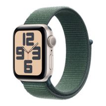APPLE Watch SE - 40 mm Starlight Aluminium Case with Lake Green Sport Loop